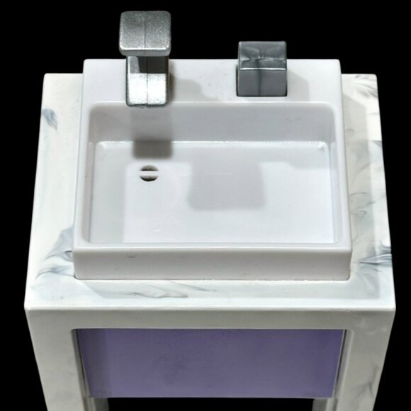 RAINBOW HIGH Doll House Furniture Washing Machine and Bathroom Sink Replacements - Picture 8 of 9